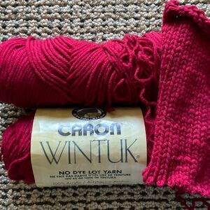 2 skeins of vintage Caron Wintuk Yarn